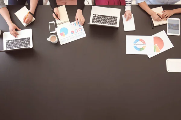 Equipe Negócios Trabalhando Escritório — Fotografia de Stock