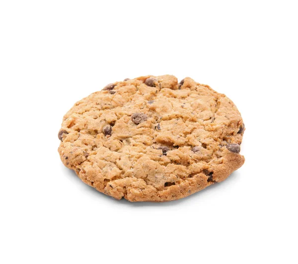 Delicious Oatmeal Cookie White Background — Stock Photo, Image