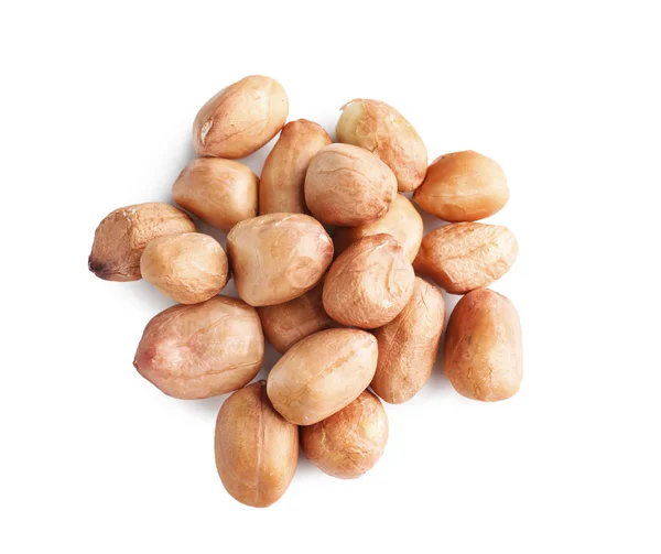Tasty Peanuts White Background — Stock Photo, Image