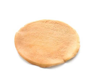 Beyaz zemin üzerine lezzetli gözleme