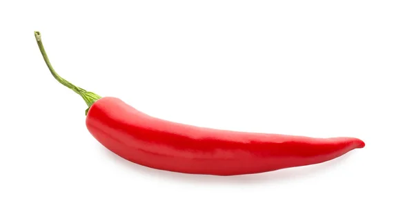 Čerstvý Hot Chili Pepper Bílém Pozadí — Stock fotografie