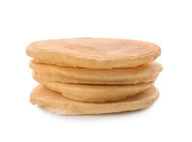 Beyaz zemin üzerine lezzetli gözleme