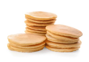 Beyaz zemin üzerine lezzetli gözleme