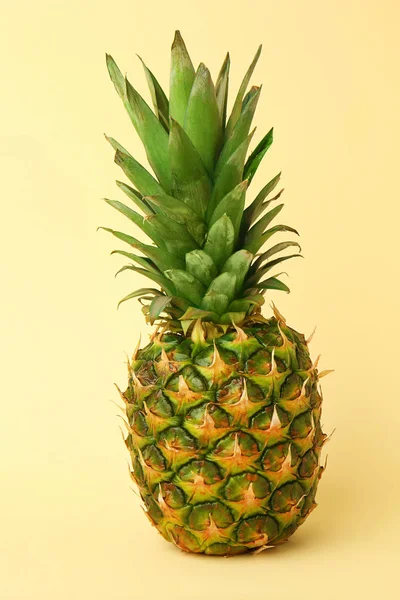 Delicious Pineapple Color Background — Stock Photo, Image