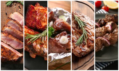 Lezzetli et mangal üzerinde pişmiş kümesi
