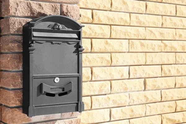 Briefkasten Zaun Freien — Stockfoto