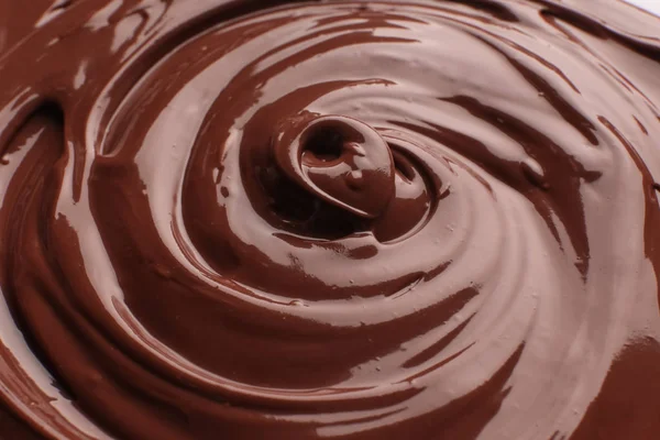 Tasty Melted Chocolate Closeup — Stock Photo, Image