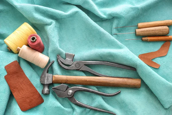 Craft Items Leather Workshop — Stock Photo, Image