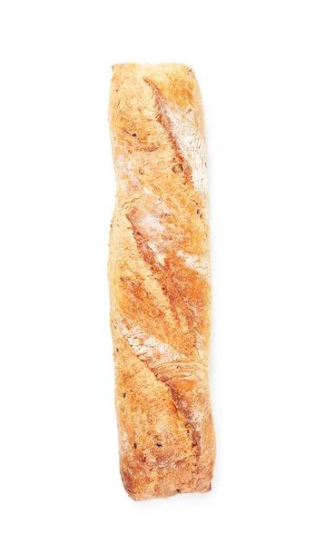 Čerstvý Chléb Chutné Bílém Pozadí — Stock fotografie