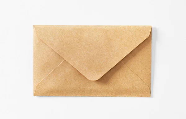 Mail Envelope White Background — Stock Photo, Image