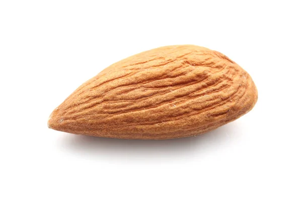 Tasty Almond White Background — Stock Photo, Image