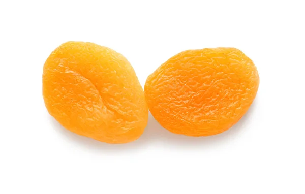 Dried Apricots White Background — Stock Photo, Image