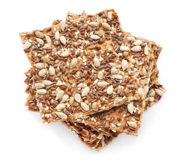 Beyaz arka plan üzerinde tatlı lezzetli kurabiye