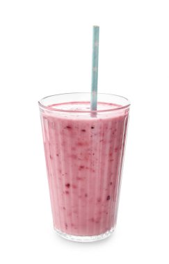 Beyaz zemin üzerine lezzetli ahududu güler yüzlü camla