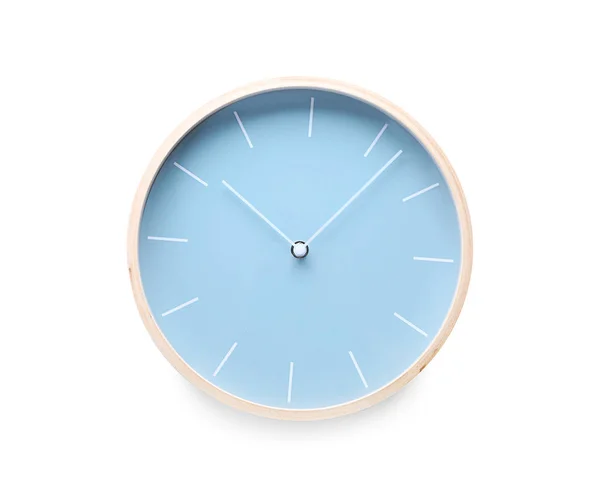 Modern Clock White Background — Stock Photo, Image