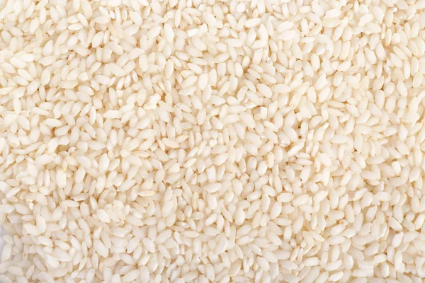 Arroz Branco Cru Como Fundo — Fotografia de Stock