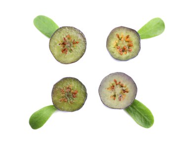 Yaban mersini beyaz arka plan üzerinde kesme RIPE