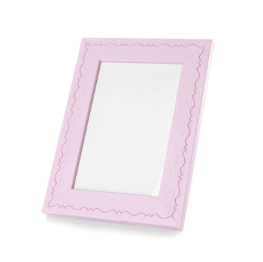 Beyaz arkaplanda boş çerçeve