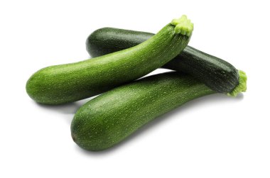 Beyaz arka plan üzerinde olgunlaşmış Kabaklari