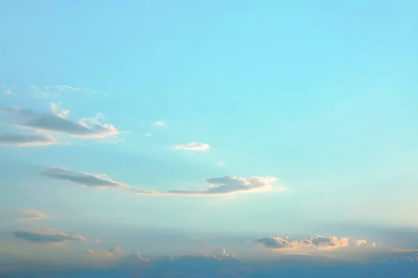 Beautiful View Blue Sky Clouds Sunset — Stock Photo, Image