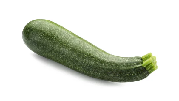 Reife Zucchini Auf Weißem Hintergrund — Stockfoto