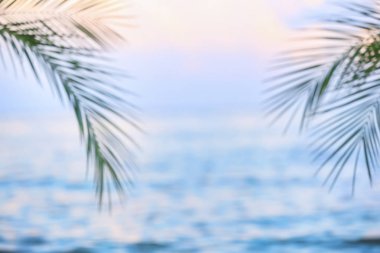 Yeşil deniz palms resort, bulanık görünüm