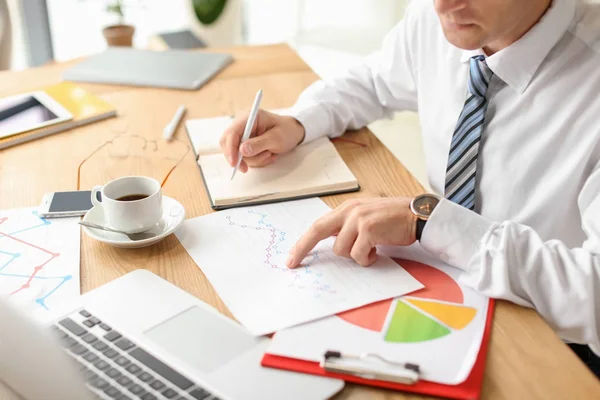 Businessman Working Office — Stock Photo, Image