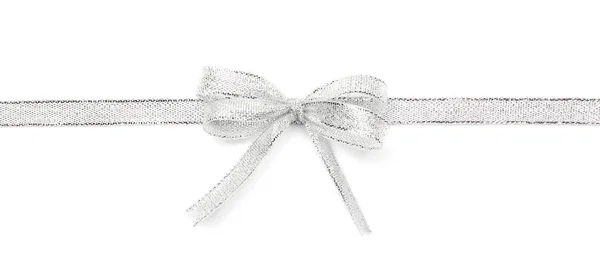 Silver ribbon on white Stock Photo by ©5seconds 63093799