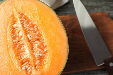 Masada, closeup olgunlaşmış kavun kesme