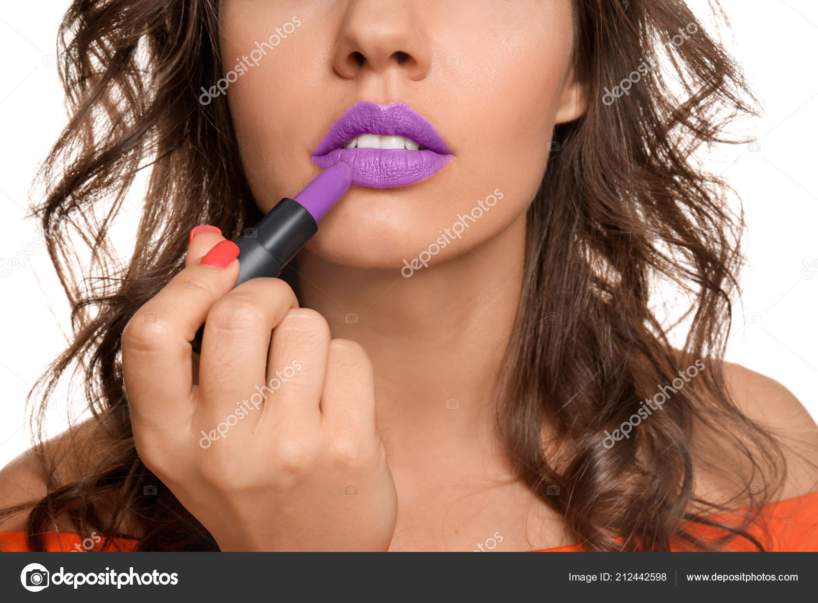 lilac lipstick