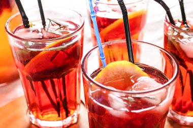 Taze ahududu limonata, portre