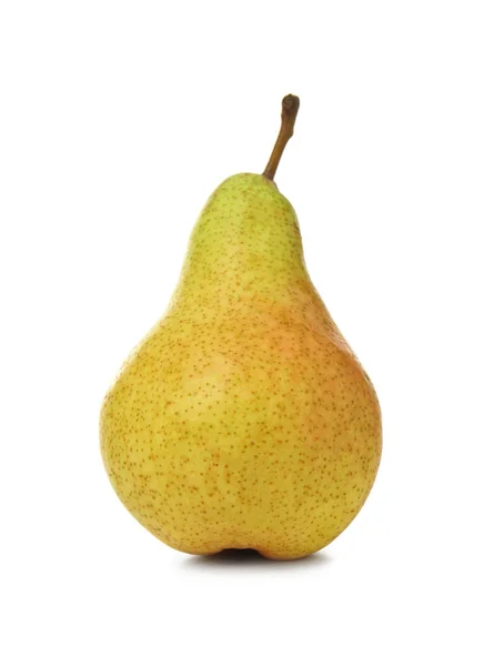 Ripe Pear White Background — Stock Photo, Image