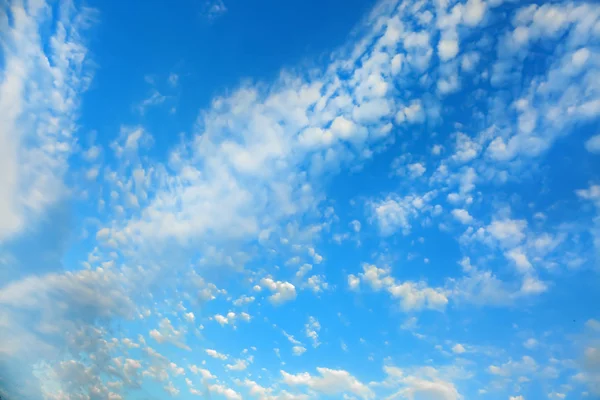 Bella Vista Del Cielo Blu Con Nuvole — Foto Stock