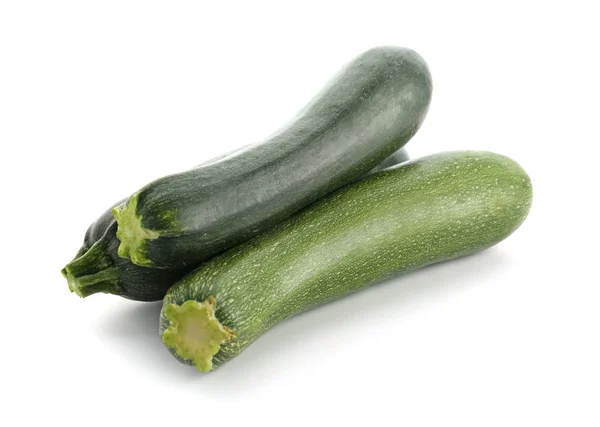 Fresh Zucchini Isolated White — Stock Photo, Image