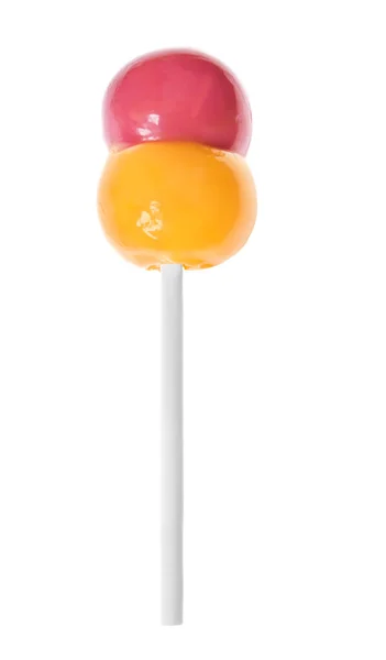 Colorful Lollipop White Background — Stock Photo, Image