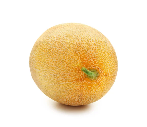 Melone Maturo Sfondo Bianco — Foto Stock