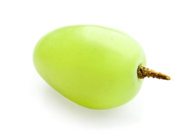 Beyaz arka plan üzerinde taze olgun üzüm