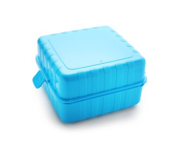 Beyaz arka plan üzerinde boş beslenme çantası