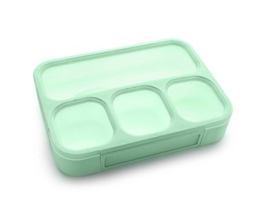 Beyaz arka plan üzerinde boş beslenme çantası