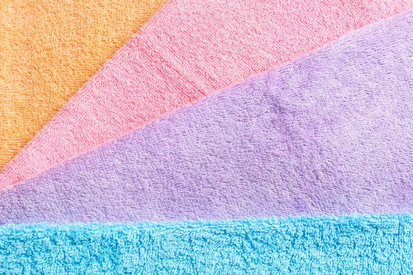 Bersihkan Handuk Berwarna Lembut — Stok Foto