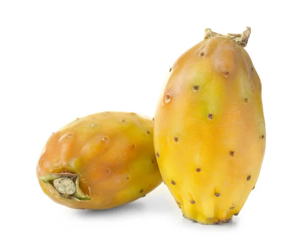 Ripe Cactus Pears White Background — Stock Photo, Image