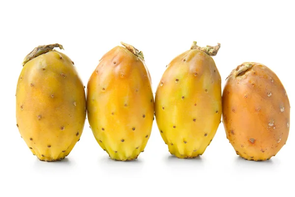 Ripe Cactus Pears White Background — Stock Photo, Image