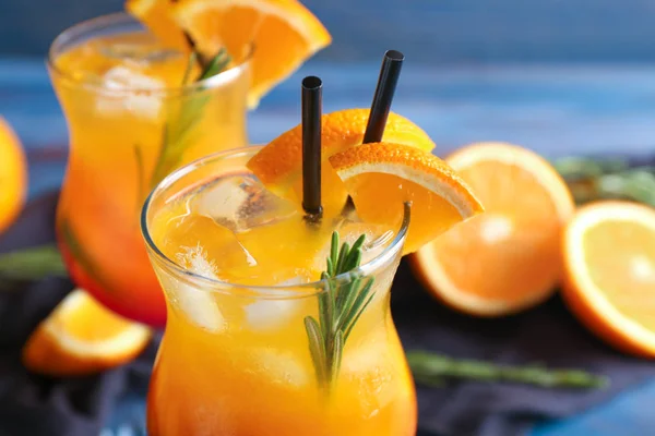 Fresh Summer Cocktail Glass Closeup — Stock Photo, Image