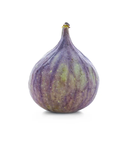 Fresh Ripe Fig White Background — Stock Photo, Image