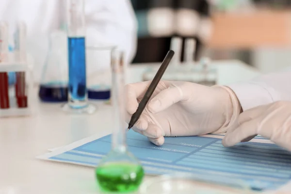 Female Scientist Working Laboratory — Stock Photo, Image