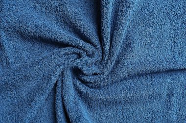 Kıvrımları ile renk yumuşak havlu