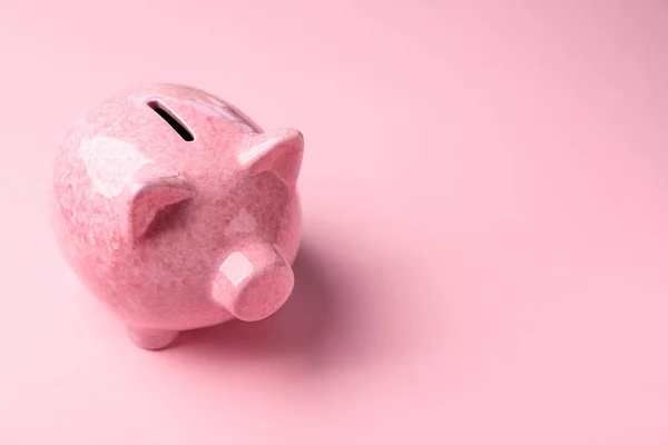 Piggy Bank Color Background — Stock Photo, Image