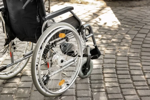 Empty Modern Wheelchair Outdoors — Stock Photo, Image
