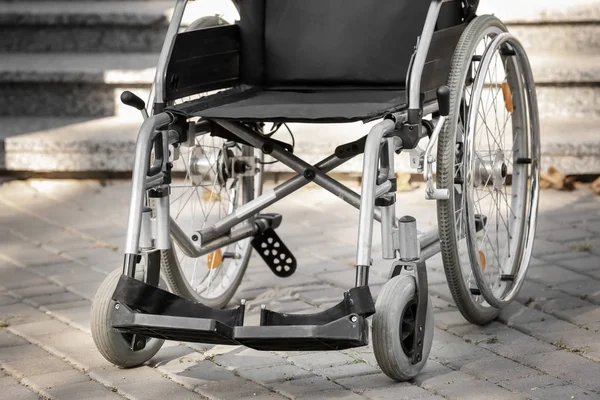 Empty Modern Wheelchair Outdoors — Stock Photo, Image