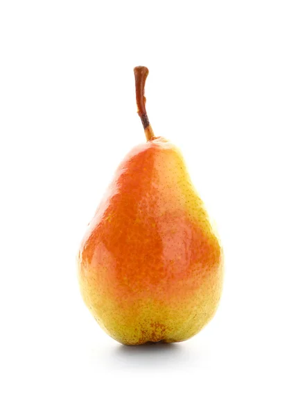 白色背景的成熟梨子 — 图库照片